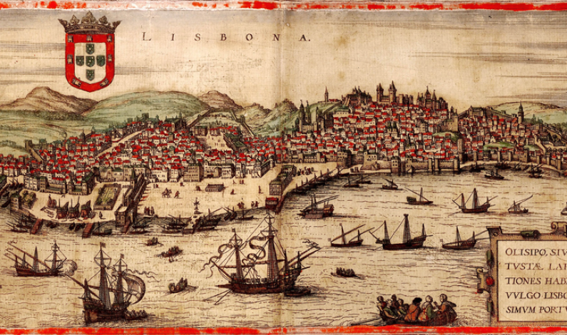 Tagus River and Lisbon 1572 Tagus River and Lisbon 1572