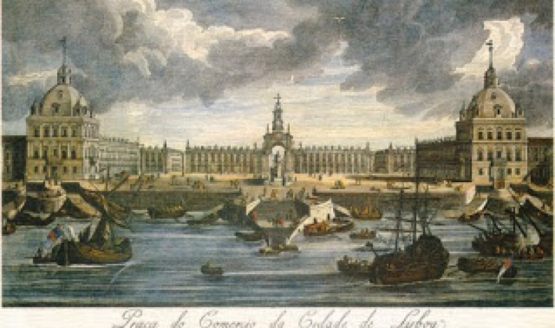 Cais das Colunas, Lisbon main entrance Cais das Colunas, Lisbon main entrance